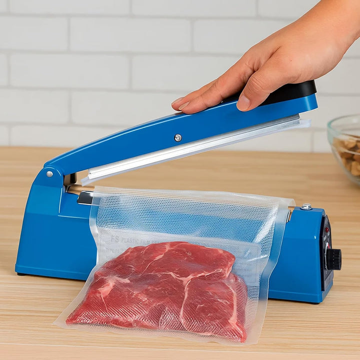 Heisssiegelgerät 400mm Beutelverschliesser Folienschweissgerät Impuls Schweissgerät Verschweisser Zu