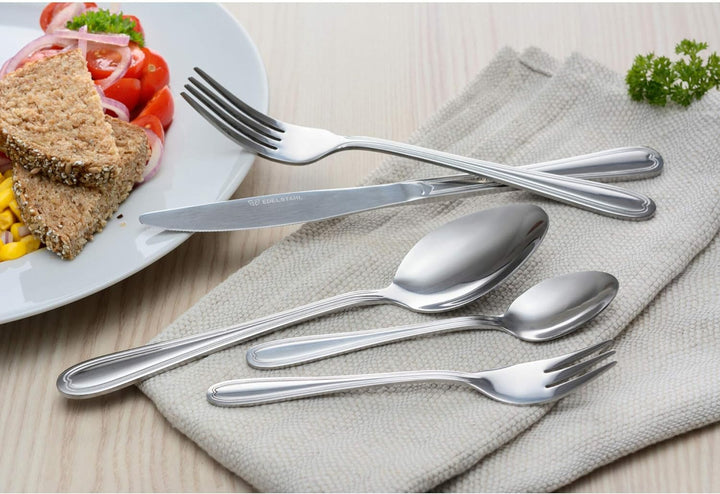 GRÄWE Besteckset für 12 Personen aus Edelstahl, Geschirrset, 68-teilig Set, nickelfrei, rostfrei, ha