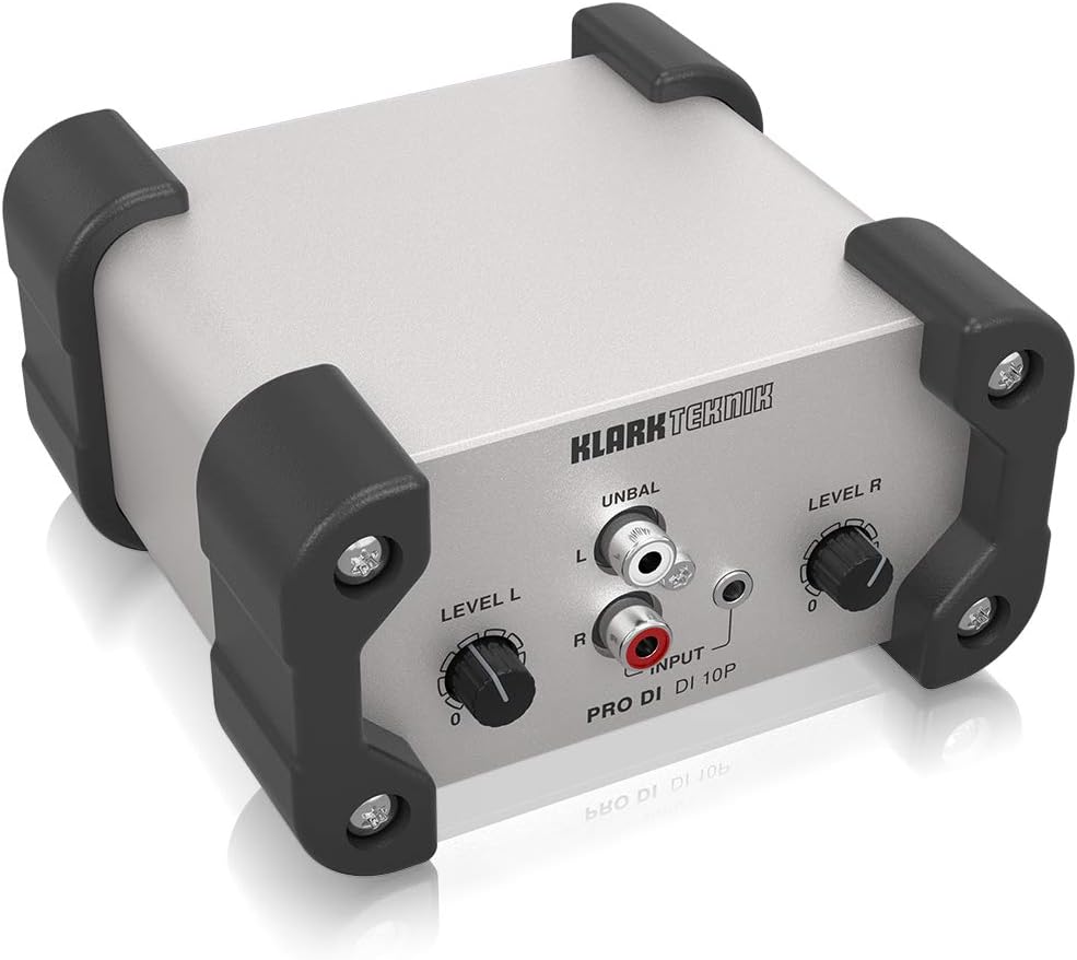 Klark Tekink PRO DI DI 10P Passive DI-Box mit Stereoeingang/summiertem Monoausgang, Midas-Transforma