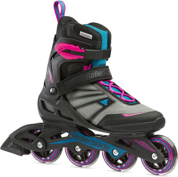 Rollerblade Damen Zetrablade Inlineskate 245 Black/Pink, 245 Black/Pink