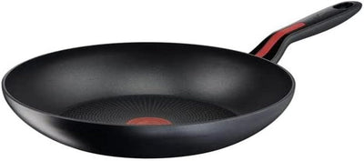 Lagostina Rote Wok Linie Antihaftbeschichtung aus Aluminium, Ø 28 cm, Induktionskochtopf, Gas und Of