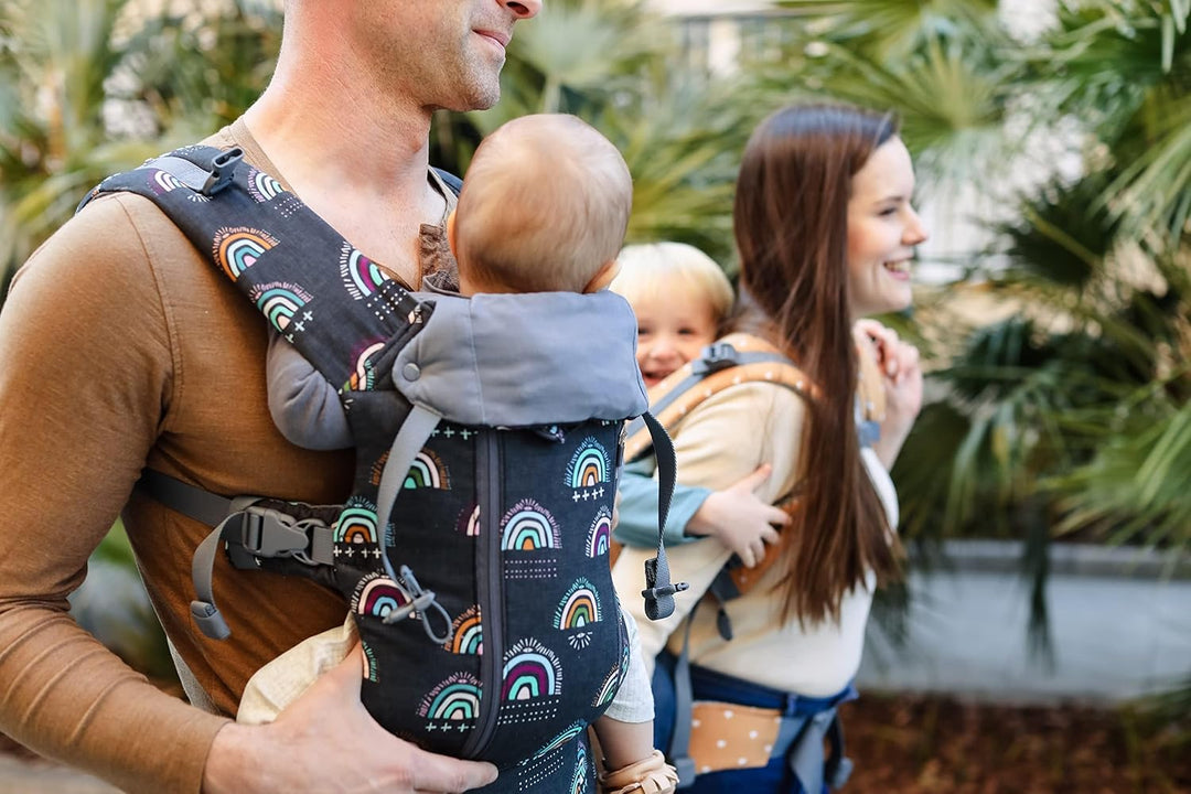 Beco 8 Babytrage Neugeborene ab Geburt bis Kleinkind - Hybrid Baby Trage mit verstellbarem Sitz - Ba