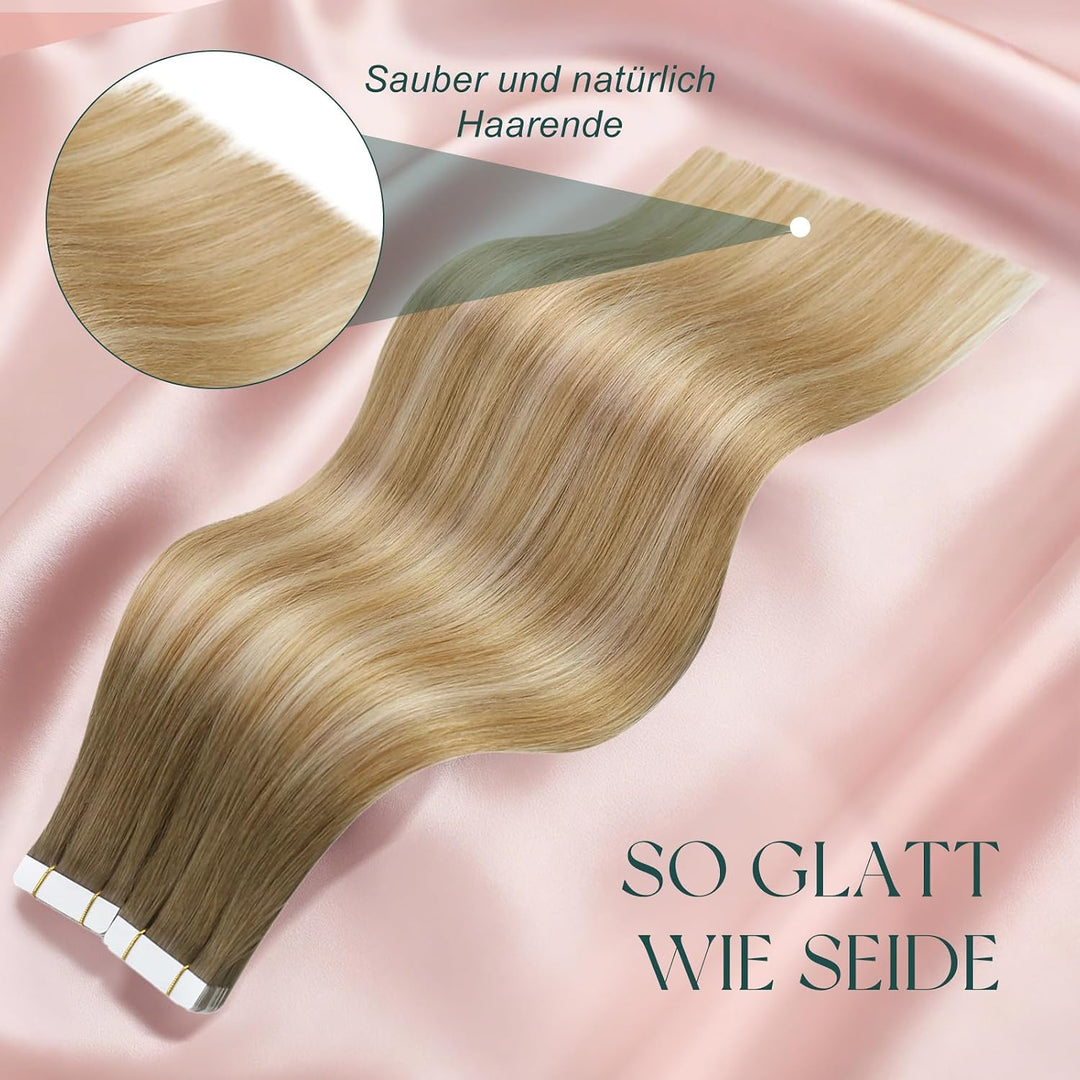 Easyouth Tape on Extension Echthaar Remy Tape in Echthaar Extensions Tape in Echthaar Extensions Bal