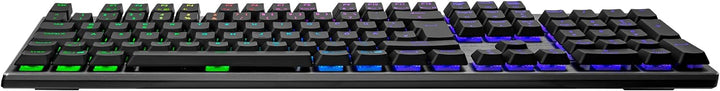 Cooler Master SK652 Mechanische Tastatur (Full-Size) – Mit flachen, schwebenden Tasten, RGB-Beleucht