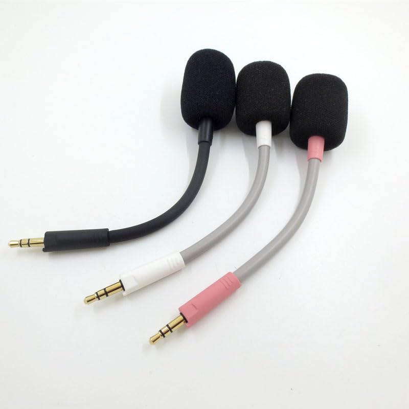 Barracuda X Mikrofon,Mic Ersatz abnehmbar 3.5 mm Game Boom Geräuschunterdrückung Mikrofon mit Schaum