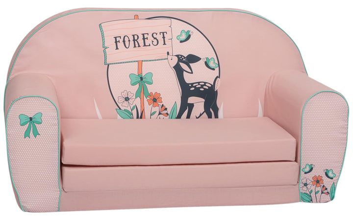 Delsit Kindersofa zum Ausklappen - Kinder Sofa mit Schaumstofffüllung - Sofa Kinder mit Abnehmbarem