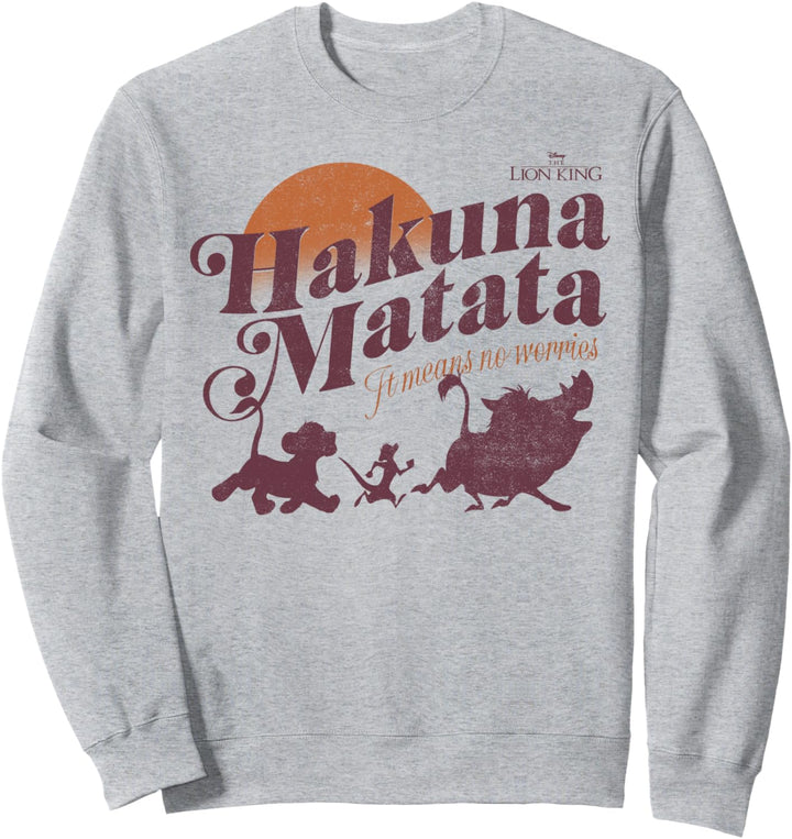 Disney The Lion King Hakuna Matata It Means No Worries C1 Sweatshirt