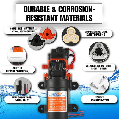 Seaflo 12V 4.3 LPM Wasser System Pumpe