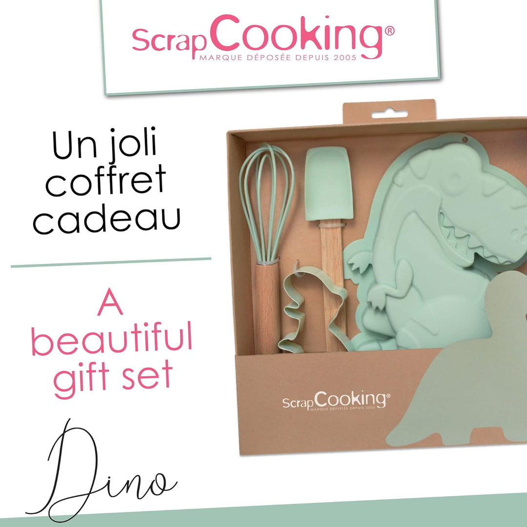 SCRAP COOKING 1134 Backutensilien-Set Dino