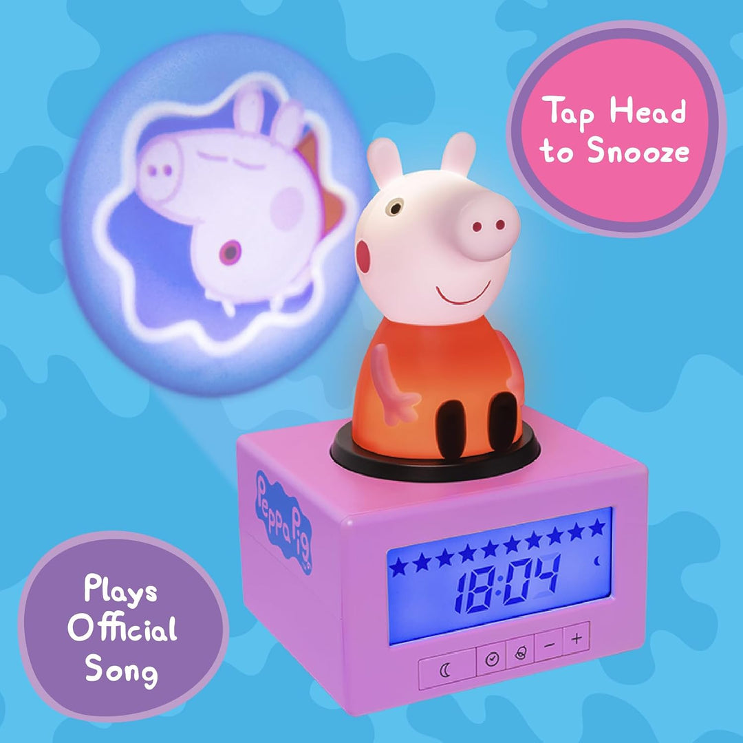 Peppa Pig Paladone Schlaftrainings-Wecker, Mehrfarbig, Einheitsgrösse Cartoon, Cartoon