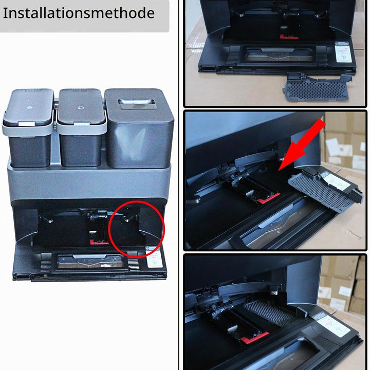Geoviizon Wartungsbürste &amp; Wasserfilter Assembly Zubehör Kompatibel mit Roborock S7 Max Ultra Vollst