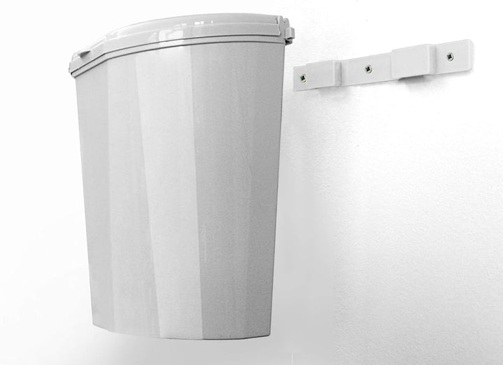 Brunner 1237723 Papierkorb Weiss, Weiß