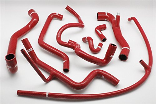 Autobahn88 Heizung Silikon Schlauch Kit, kompatibel mit 1992-1998 Volkswagen VW Golf MK3 VR6 AAA ABV