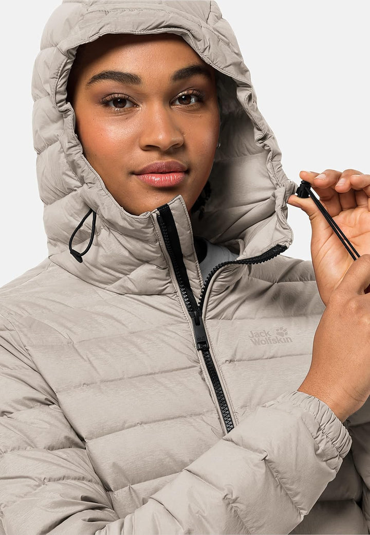 Jack Wolfskin Damen Glowing Mountain Coat W Coat S winter pearl, S winter pearl
