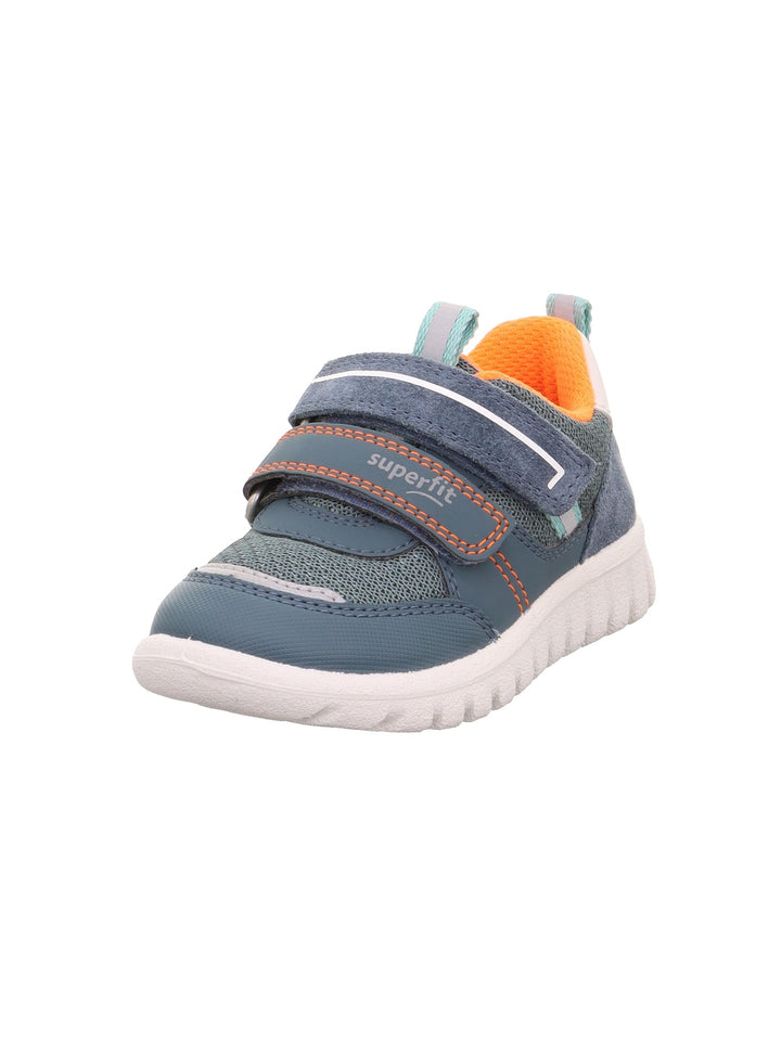 Superfit Jungen Sport7 Mini 1-006203 Sneaker 20 EU Blau Orange 8070, 20 EU Blau Orange 8070