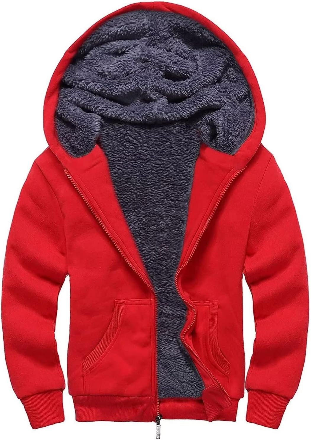 JACKETOWN Jungen Sweatjacke Gefüttert Kinder Hoodie Sweatshirt Kapuzenpullover Fleecejacke mit Kapuz