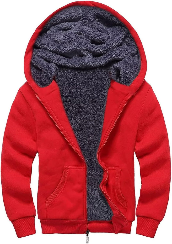 JACKETOWN Jungen Sweatjacke Gefüttert Kinder Hoodie Sweatshirt Kapuzenpullover Fleecejacke mit Kapuz