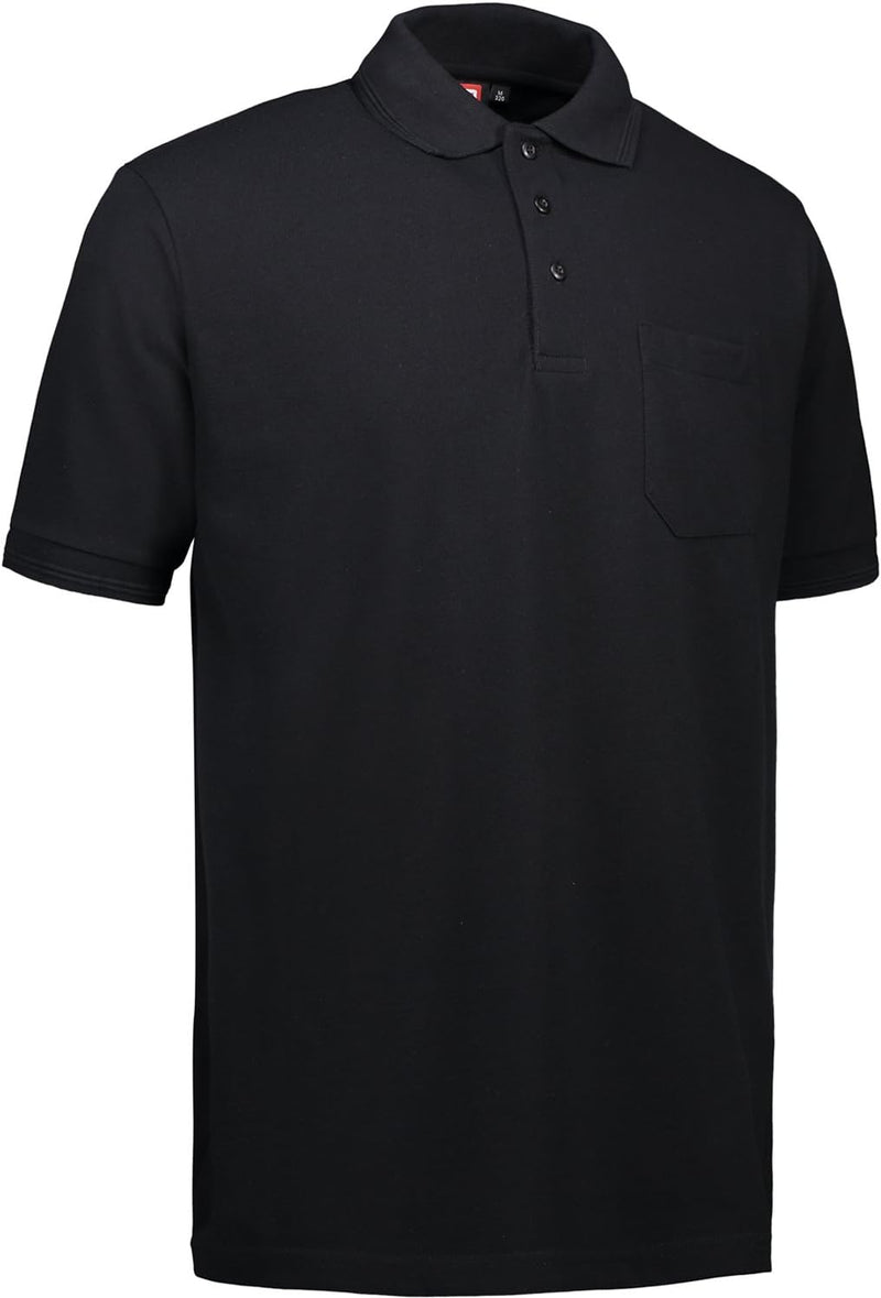 Pionier 41079-5XL Poloshirt 320 PRO Wear mit Tasche Grösse 5XL in schwarz