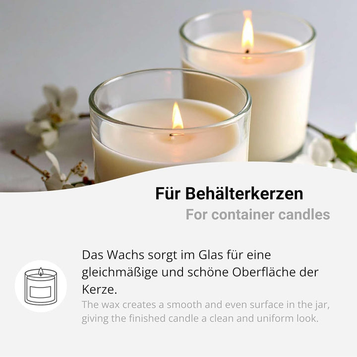Sojawachs Flocken 22,68 kg (50 lbs) NatureWax® C-3 natürliches Wachs für Kerzen giessen Kerzenwachs
