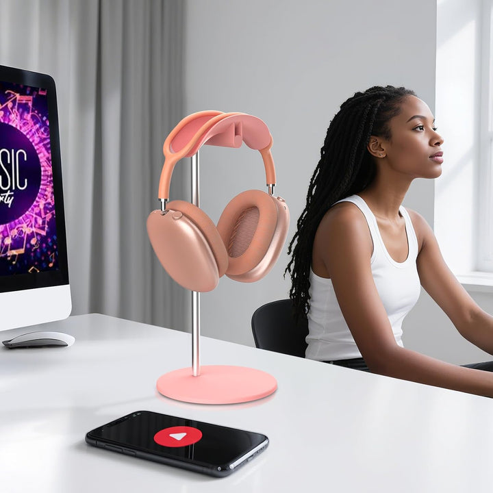 Kopfhörer Ständer, Headset Halterung Halter Tisch mit Aluminium Basis, kompatibel mit AirPods Max, S