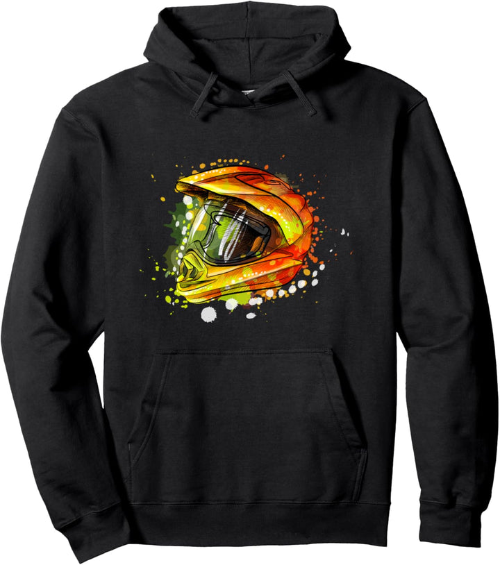 Motocross Helm Motorrad Bike Motorsport Dirt Bike Geschenk Pullover Hoodie