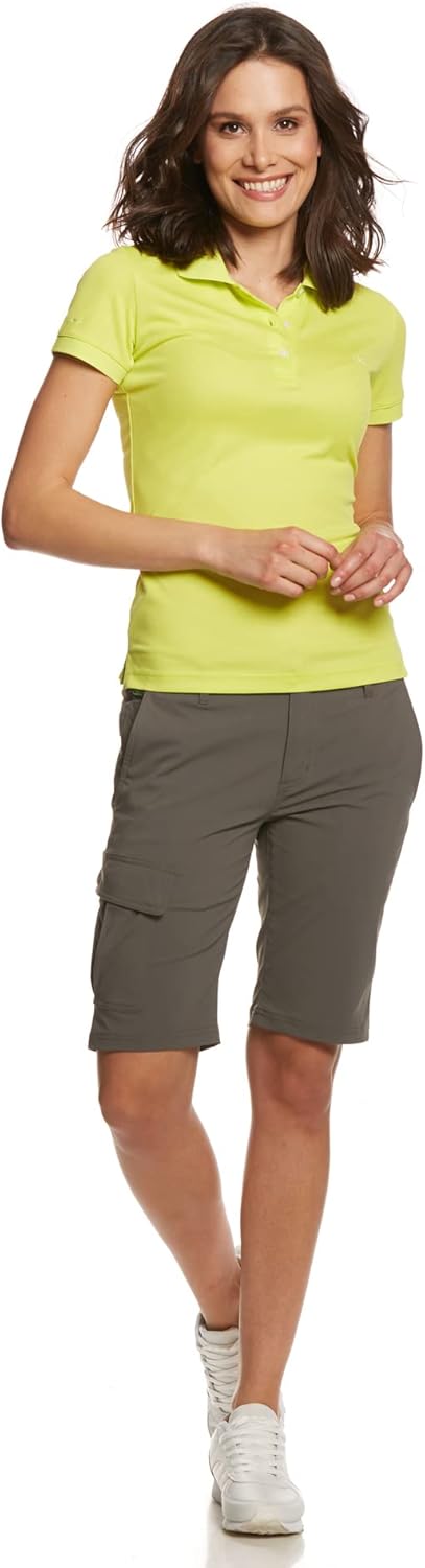 Jeff Green Damen Elastische Schnell Trocknende Kurze Leichte Cargo Outdoor Funktions Hose Melina Gra