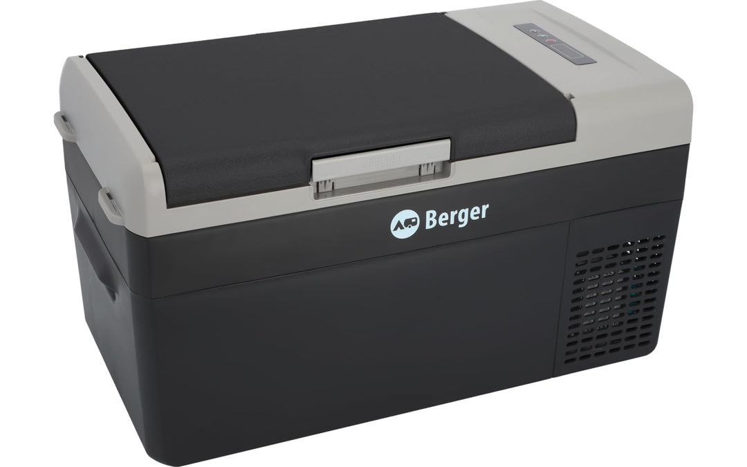 BERGER Tragbare Kompressor Kühlbox MC 20 Liter | Elektrische Kühlbox ideal für Camping mit Elektroni
