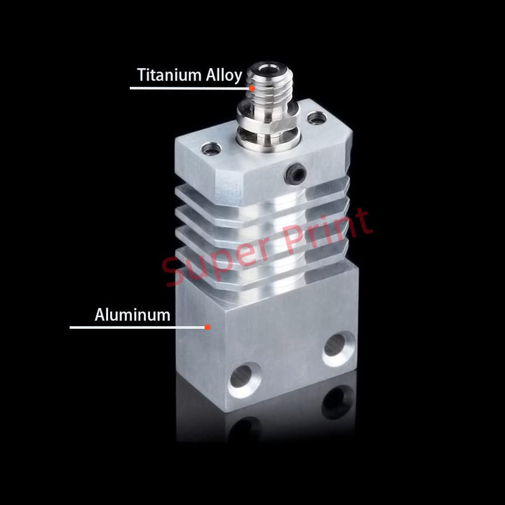 Super Print CR-10s PRO All Metal Hotend,Precision Hotend Upgrade Kit, Hardened Steel Nozzle Kit,For