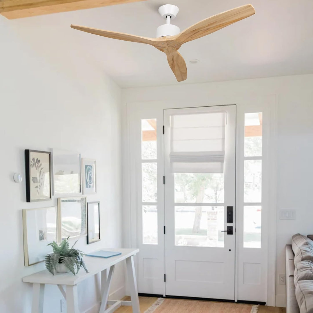 Mellerware - Deckenventilator mit Brizy-Fernbedienung! | 45 W | 6 Geschwindigkeitsstufen | extrem le