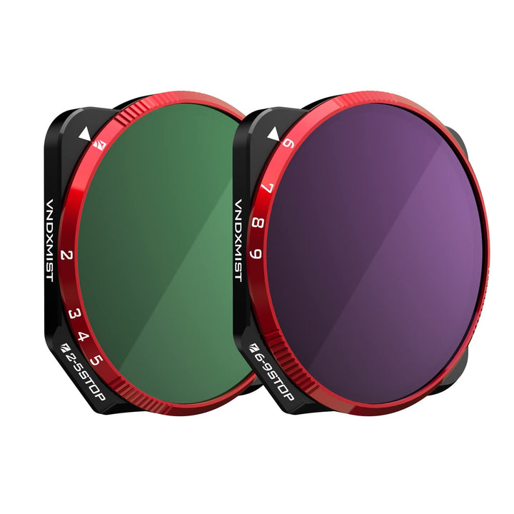 Freewell Variable ND (Mist Edition) 2-5 Stop, 6-9 Stop 2er Pack VND-Filter kompatibel mit Mavic 3/Ma