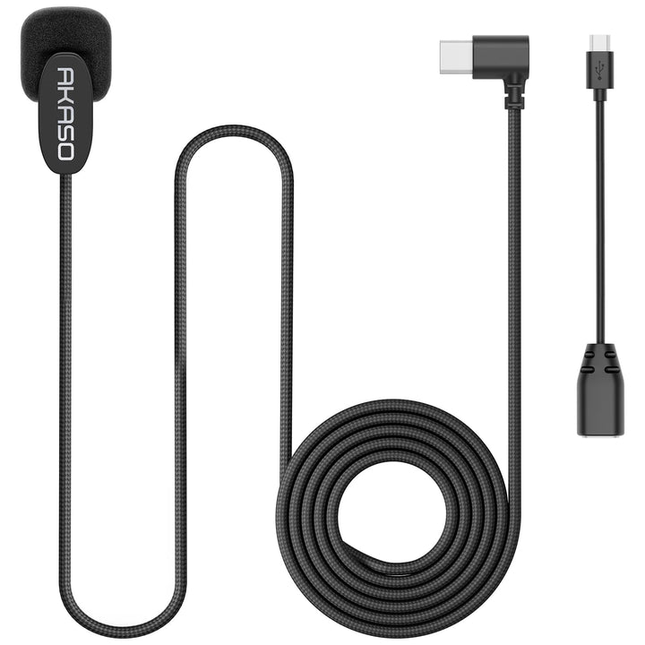 AKASO EK7000 Pro/Brave 4/Brave 4 Pro/ V50 X Action Cam Externes Mikrofon (Mirco USB)