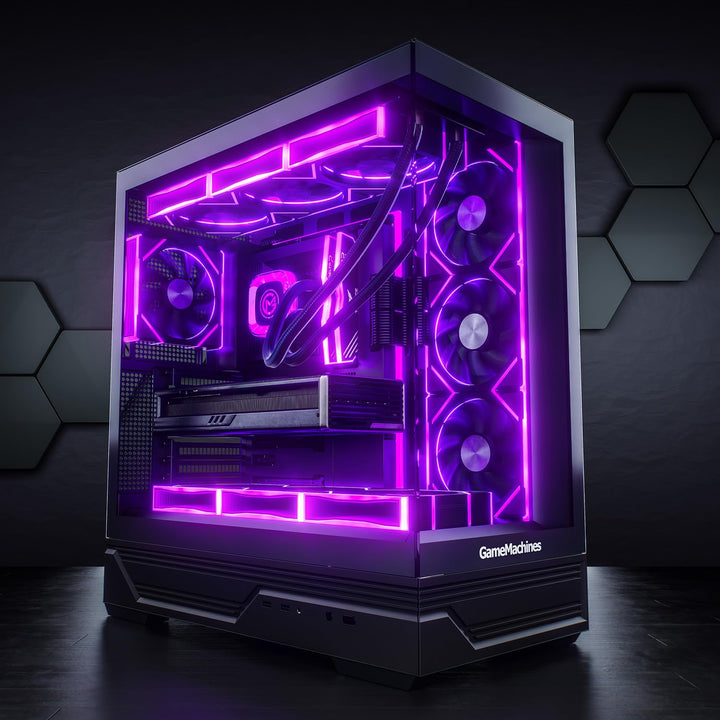GameMachines Apex - Gaming PC - Wasserkühlung - AMD Ryzen 7 5700X - AMD Radeon RX 9070 16GB - 1000GB