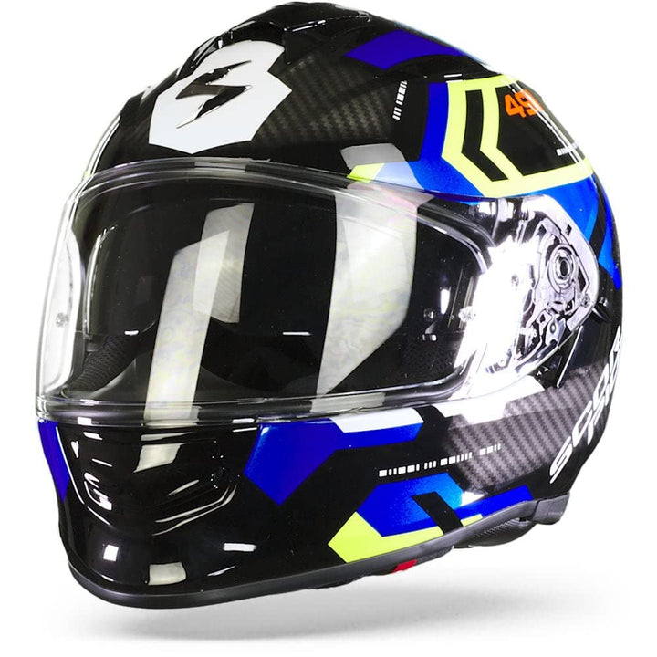 EXO 491 SPIN XS NERO-BLU-GIALLO FLUO, XS Nero-Blu-Giallo fluo
