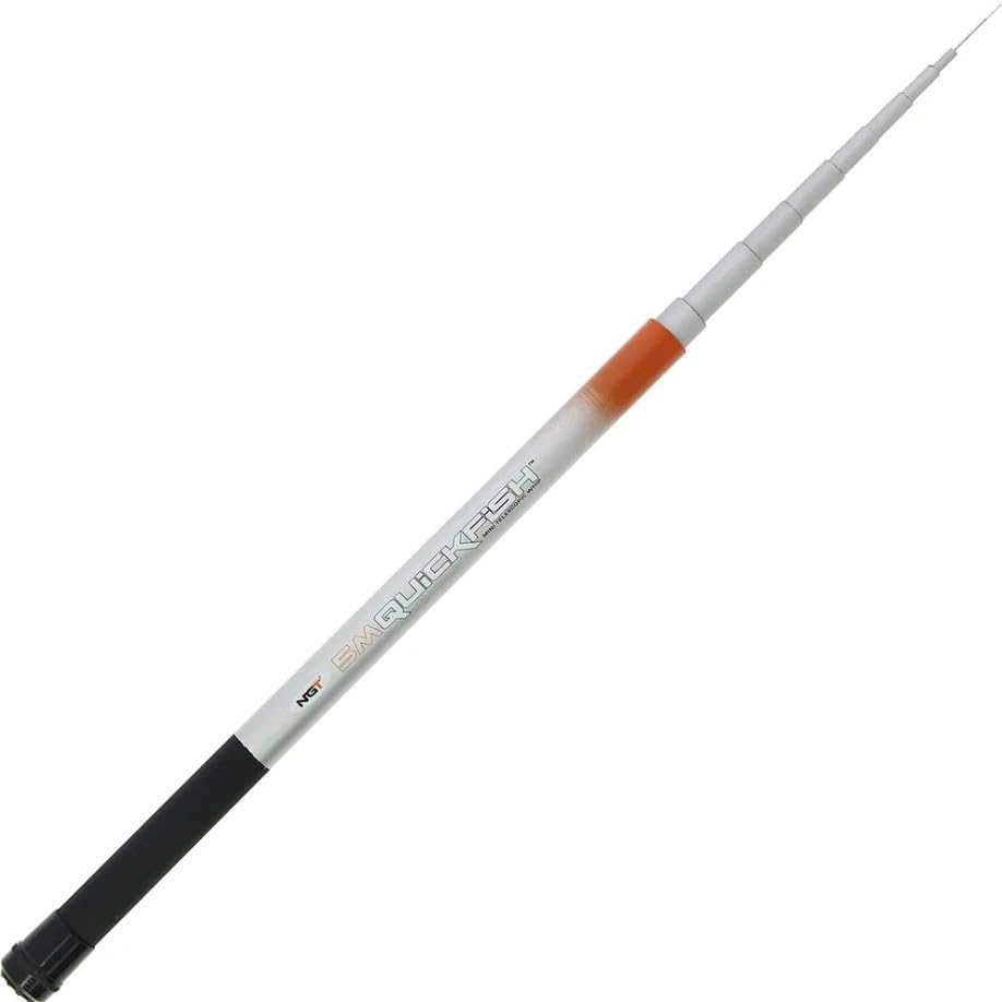 NGT Quickfish Combo Compact Whip Stippe 5m (mit Montage & Hakenlöser) | Stipprute