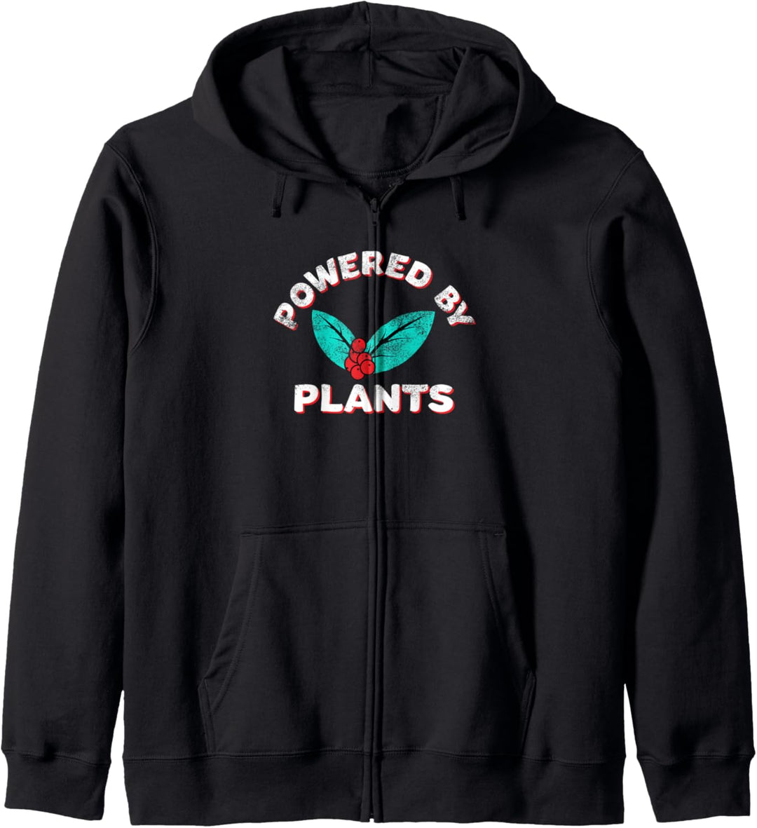 Vegane Power durch pflanzliche Proteinquelle Kapuzenjacke