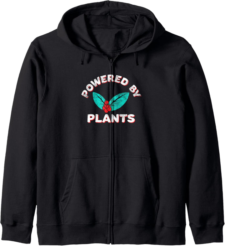 Vegane Power durch pflanzliche Proteinquelle Kapuzenjacke