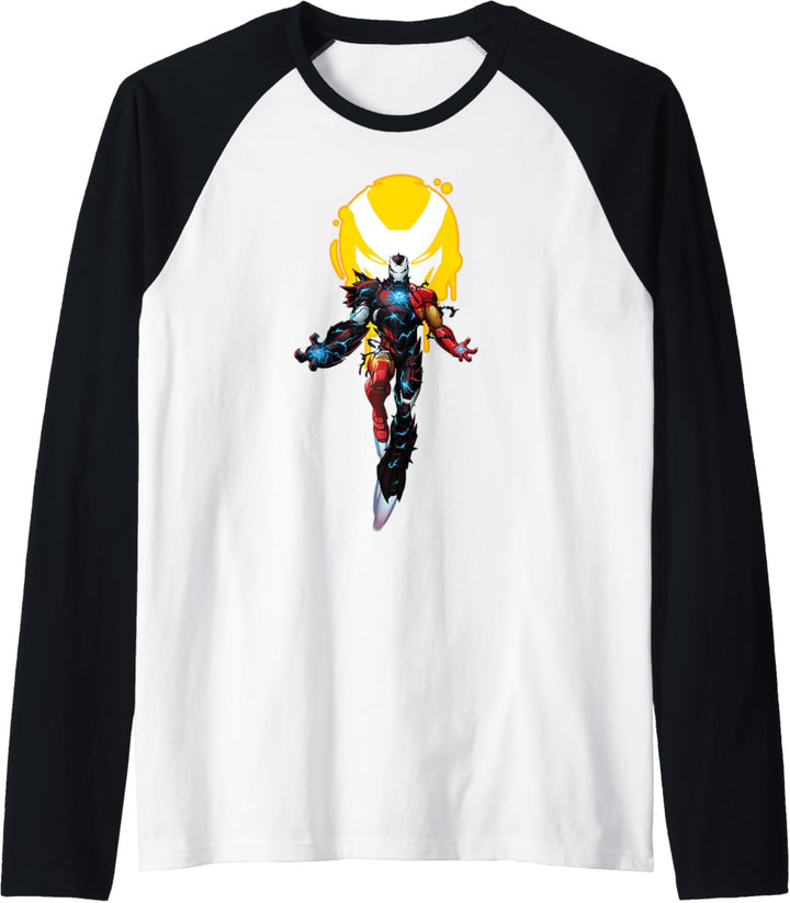 Marvel Iron Man Venom Mashup Logo Raglan