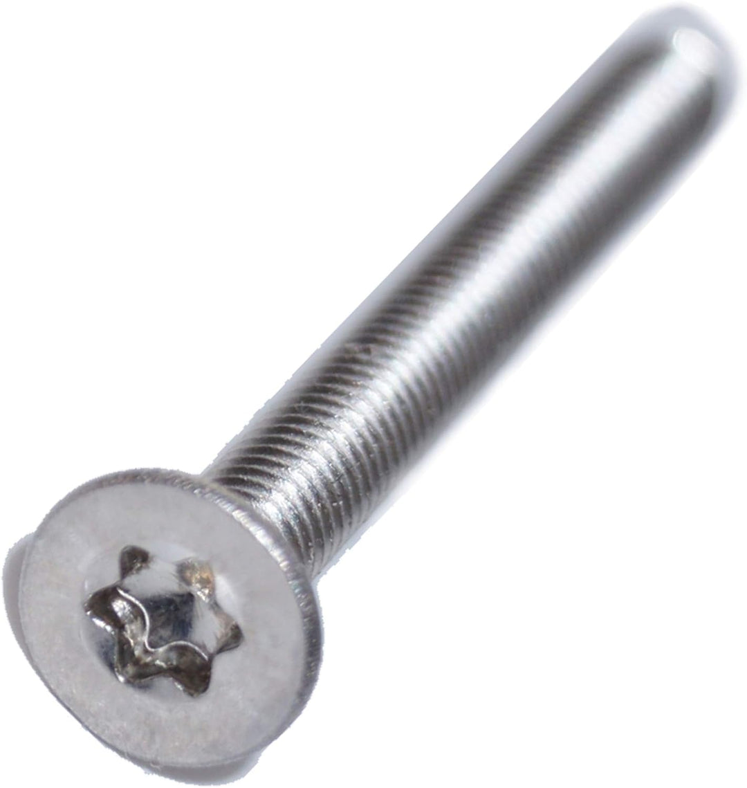 Senkschrauben mit Innensechsrund M6X45 TX30 100 Stück ISO 14581 A2 Edelstahl rostfrei Senkkopfschrau