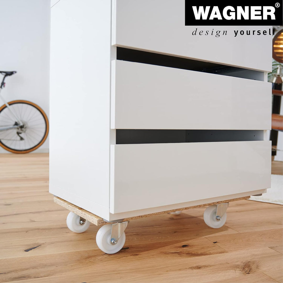 Wagner Transporthilfe MM 1141 I 57,5 x 30 x 11 cm - Tragkraft 250 kg - ideal für Geräte & schwer bel