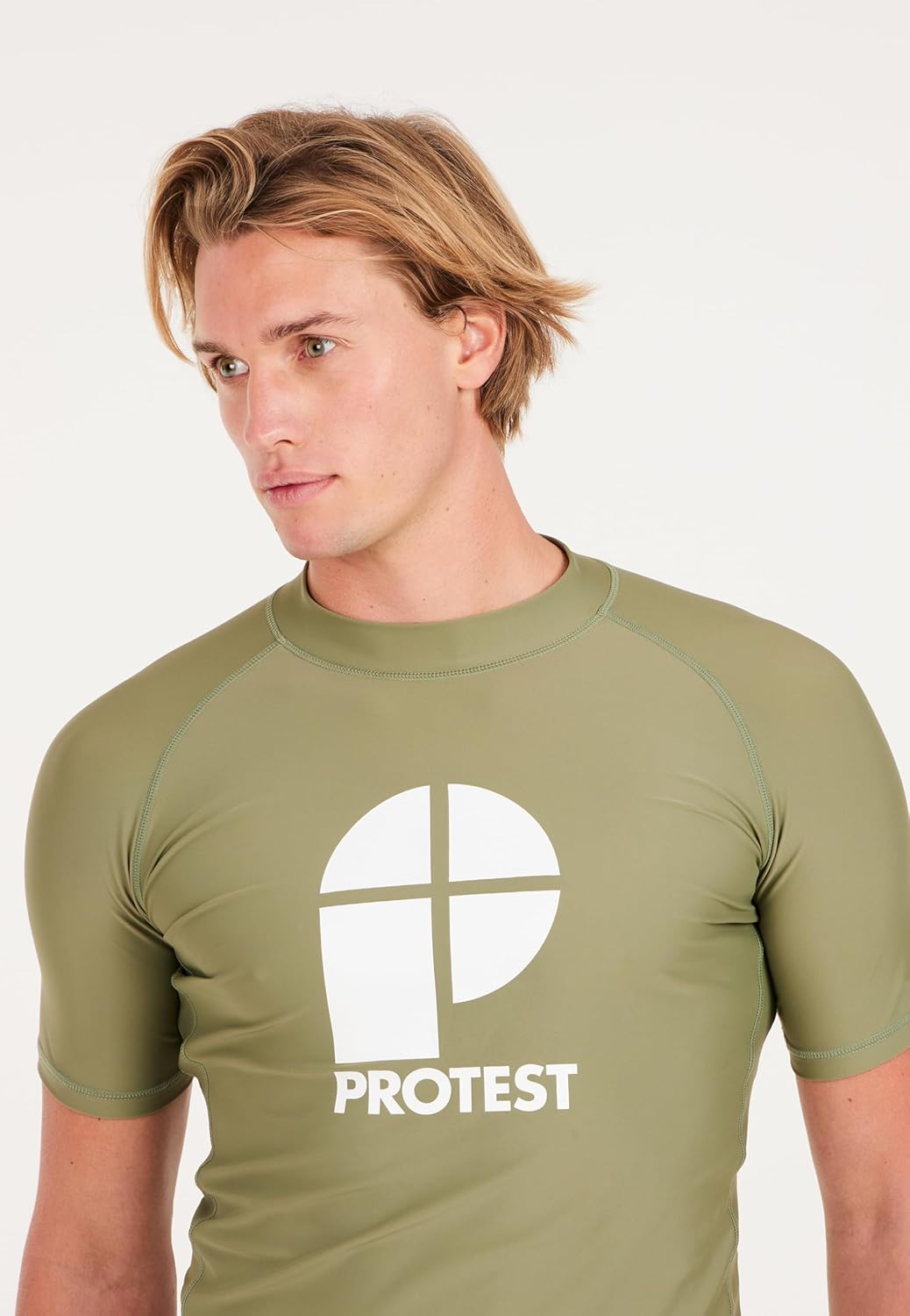 Protest Men Surf T-Shirt PRTCATER Artichoke Green XS, Artichoke Green XS