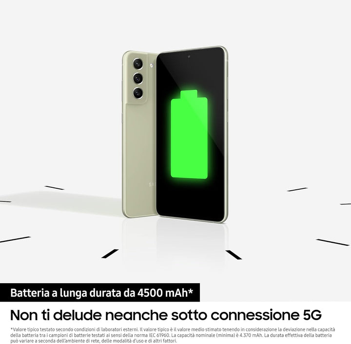 Samsung Galaxy S21 FE 5G 128GB Lavender EU [16,29cm (6,4") OLED Display, Android 12, 12MP Triple-Kam