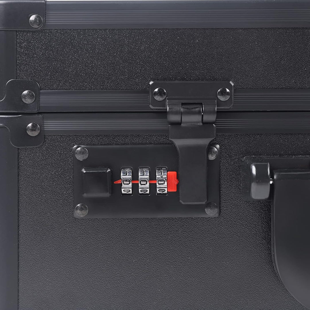 Tragbar Grosser Friseursalon Stylist Koffer, 40x28cm Werkzeug Organizer, Kosmetikkoffer Mit Passwort