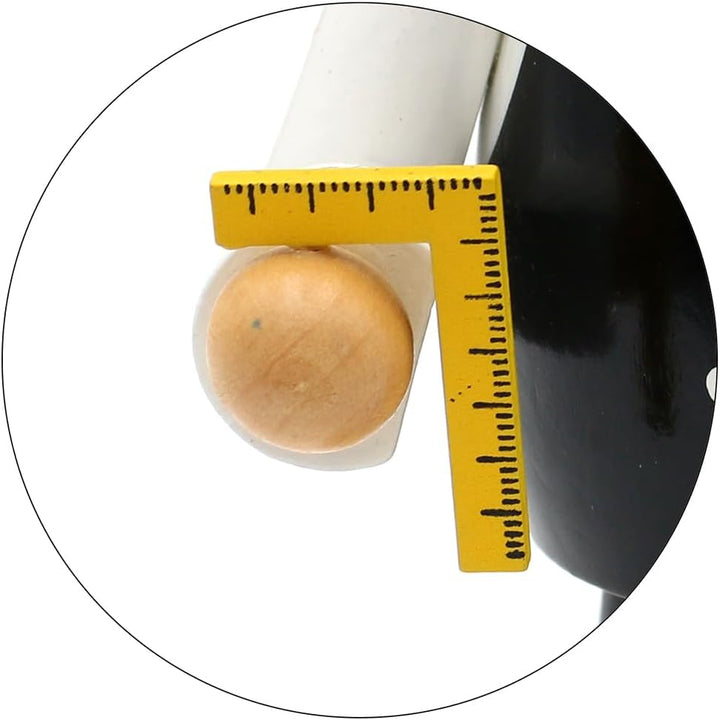 Dekohelden24 Räuchermann als Zimmermann, ca. 20 cm, Holz