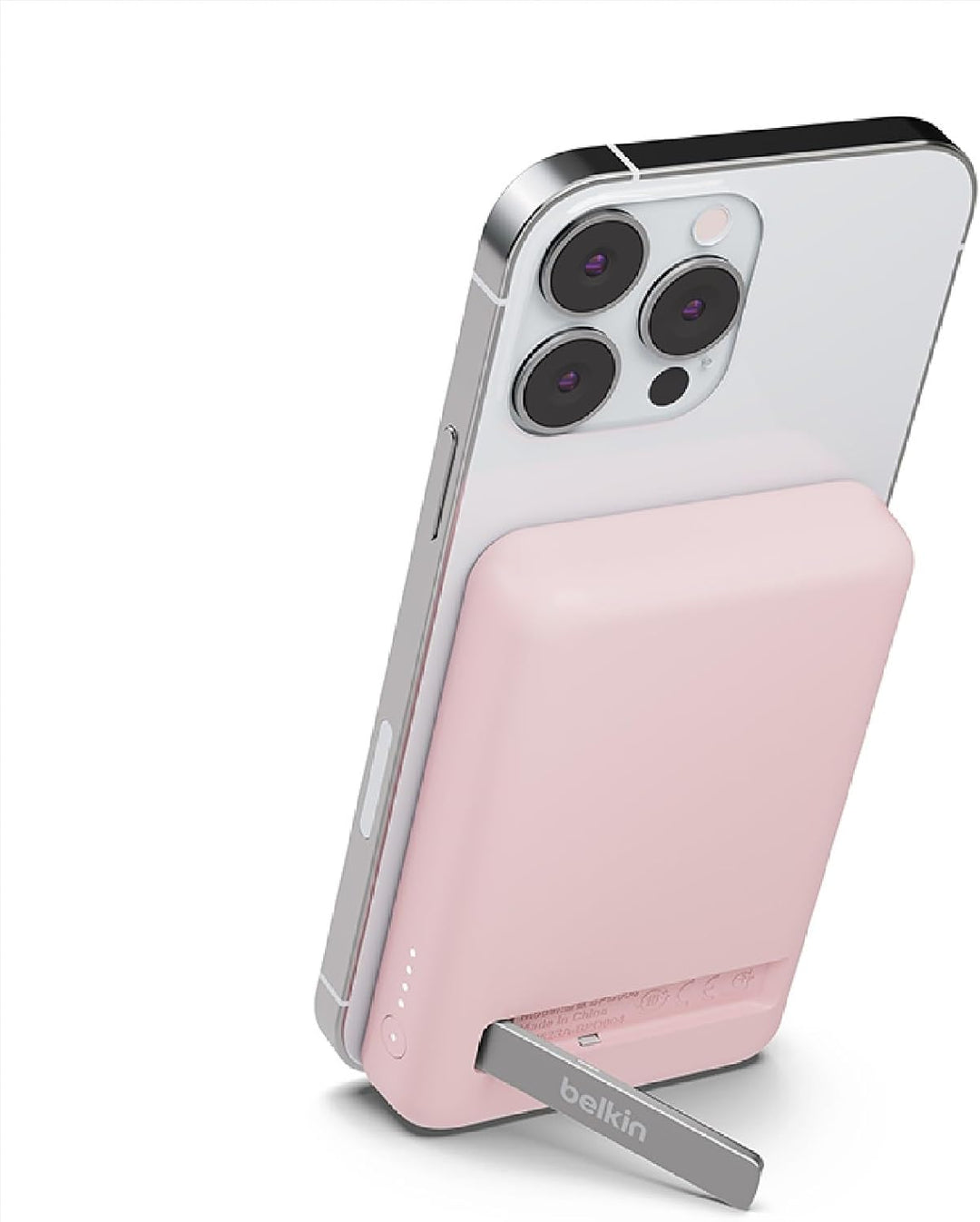 Belkin magnetische 5000-mAh-Powerbank, externer Handy-Akku, kompatibel mit MagSafe, mit Passthrough-