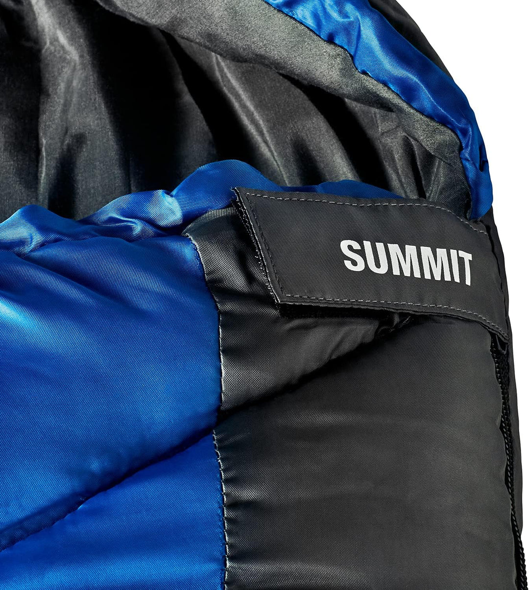 BLACK CREVICE Kinder-Schlafsack I Outdoor-Schlafsack I Schlafsäcke I Camping-Schlafsack inkl. Packsa