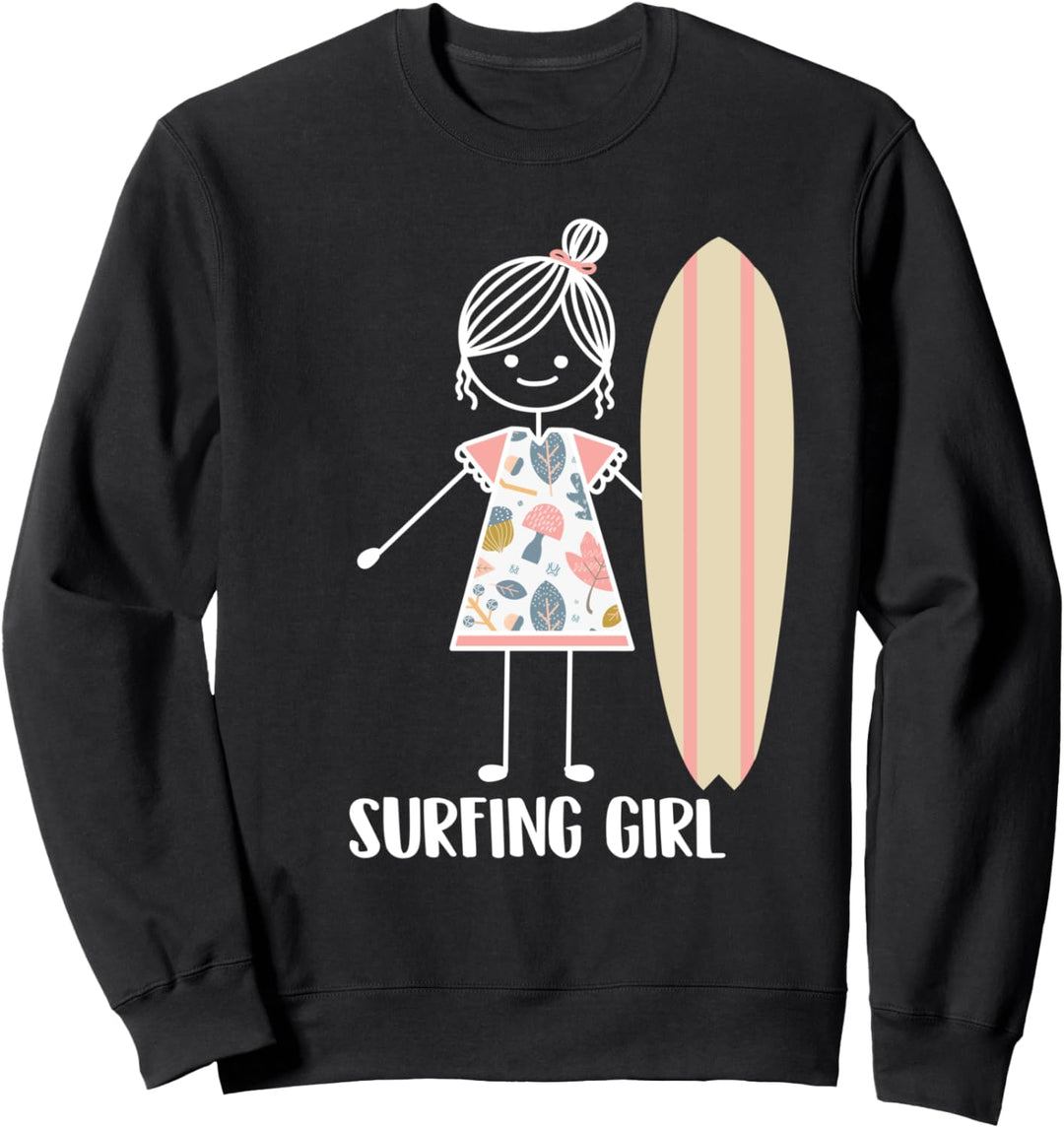 Surfen Wellenreiter - Wassersport Meer Surfer Sweatshirt