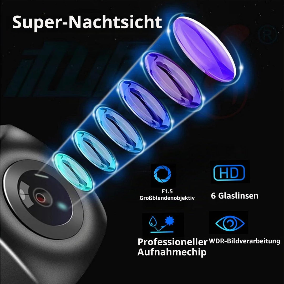 HD1080P/NTSC Front/Seiten/Rückkamera für Auto, IP68 wasserdichte Rückfahrkamera mit Klarer Nachtsich