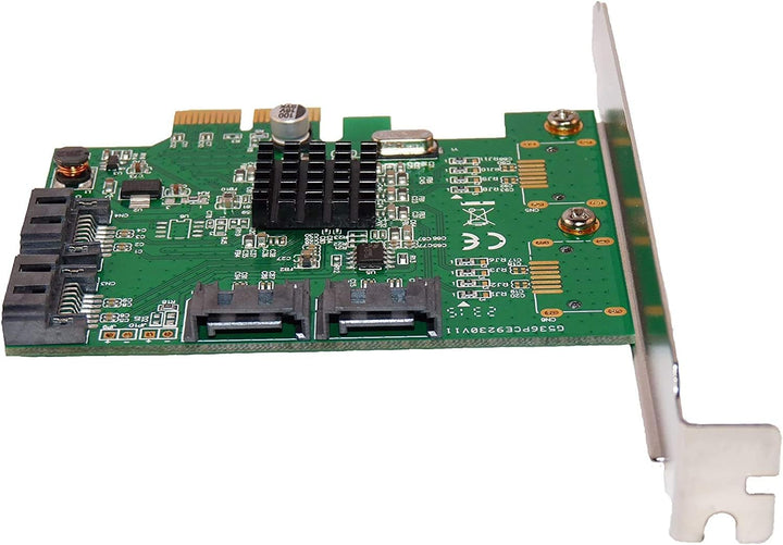 KALEA-INFORMATIQUE PCI Express PCIe Controller-Karte auf 4 Ports SATA mit Marvell 88SE9230 Chipsatz