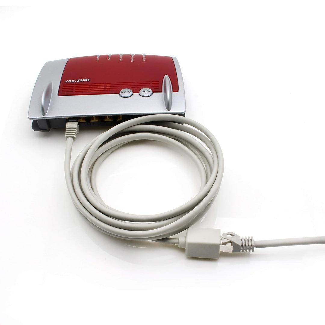 1aTTack.de 618401 CAT7 Cat.7 Verlängerung Adapter - 10m - Ethernetkabel Lankabel Netzwerkkabel 10 Gb