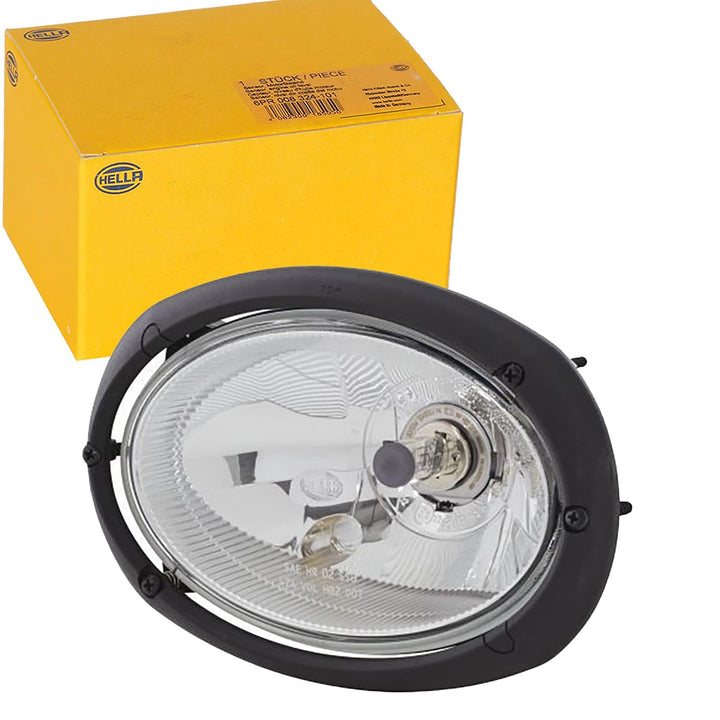 HELLA - Halogen-Hauptscheinwerfer - Oval 120 - 12V - oval - Referenzzahl: 12.5 - Einbau - glasklare